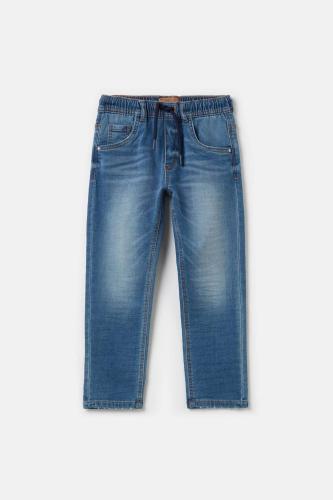 OVS παιδικό τζην παντελόνι με κορδόνι περίσφιξης Straight Fit - 001928635 Denim Blue